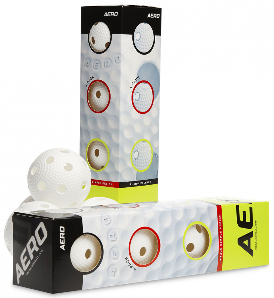 Florbalová loptička Salming Aero 4-pack